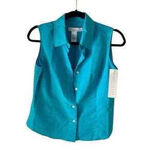 First Issue Women’s A Liz Claiborne Company Top  Blue Size S
